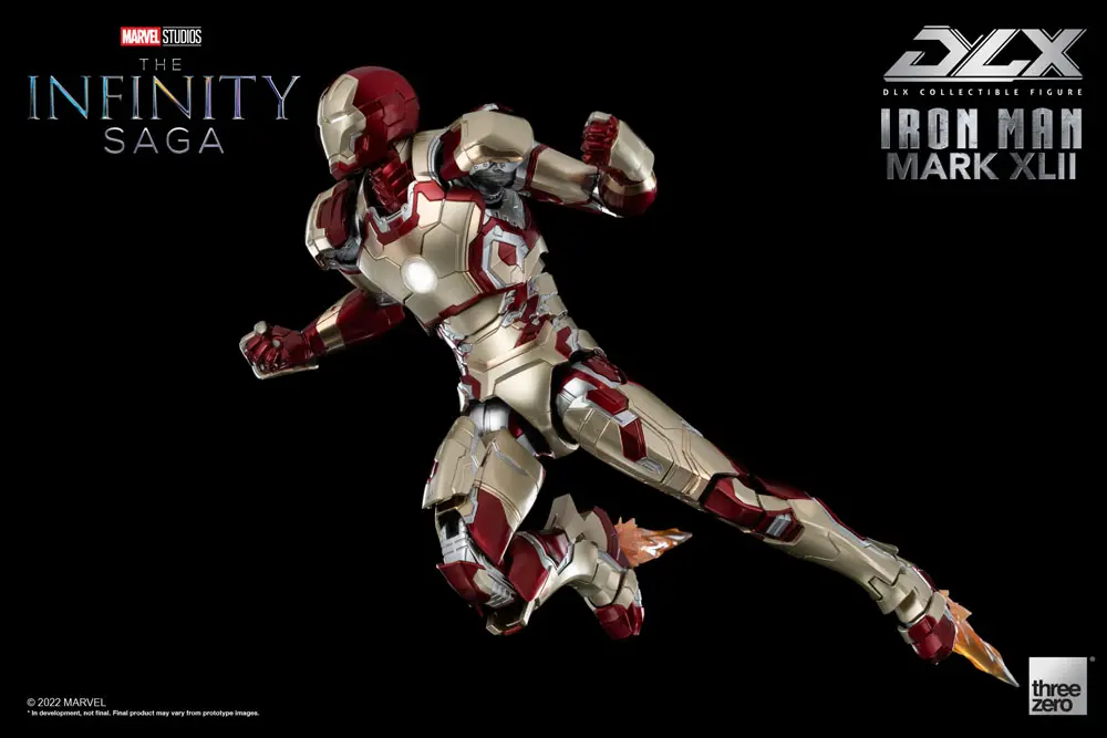 Infinity Saga DLX Action Figur 1/12 Iron Man Mark 42 17 cm Produktfoto