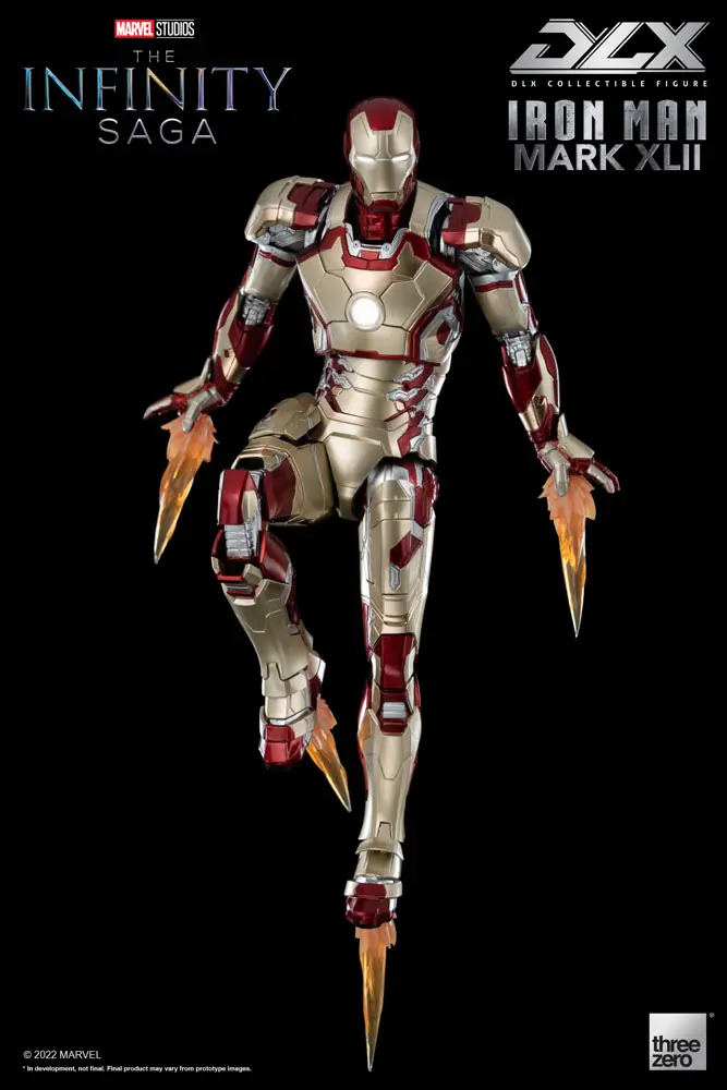 Infinity Saga DLX Action Figur 1/12 Iron Man Mark 42 17 cm Produktfoto