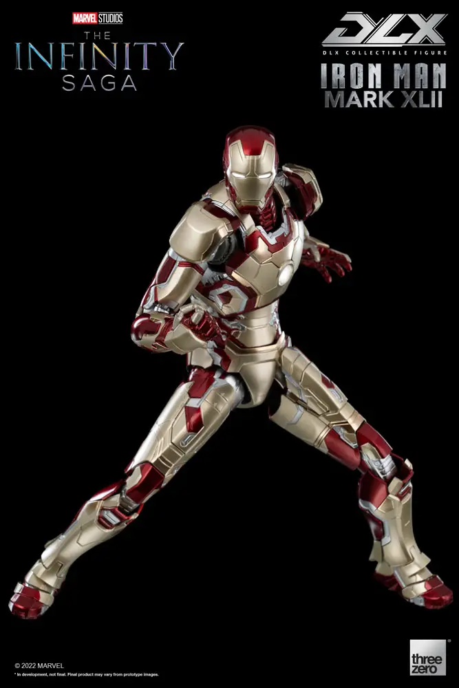 Infinity Saga DLX Action Figur 1/12 Iron Man Mark 42 17 cm Produktfoto