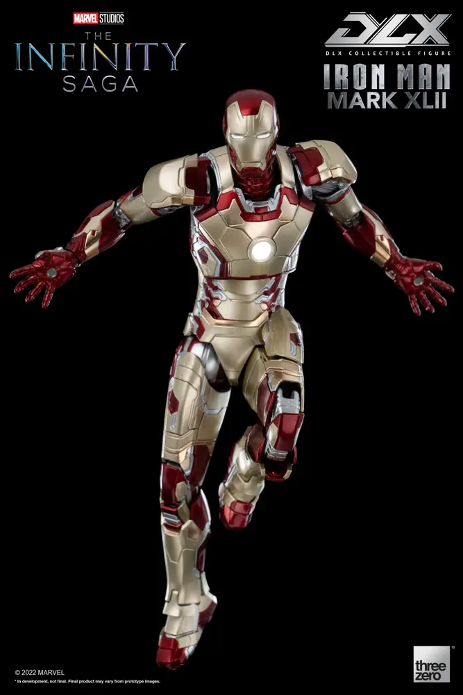 Infinity Saga DLX Action Figur 1/12 Iron Man Mark 42 17 cm Produktfoto