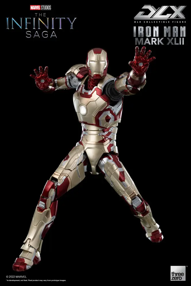 Infinity Saga DLX Action Figur 1/12 Iron Man Mark 42 17 cm Produktfoto