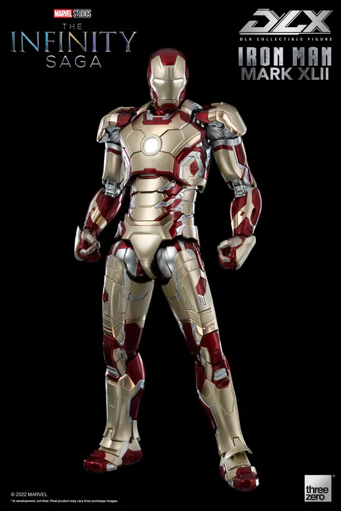 Infinity Saga DLX Action Figur 1/12 Iron Man Mark 42 17 cm Produktfoto