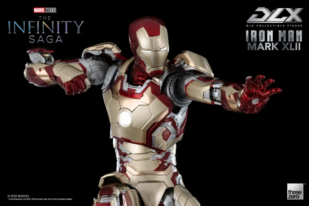 Infinity Saga DLX Action Figur 1/12 Iron Man Mark 42 17 cm Produktfoto