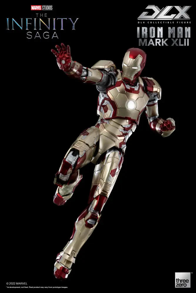 Infinity Saga DLX Action Figur 1/12 Iron Man Mark 42 17 cm Produktfoto