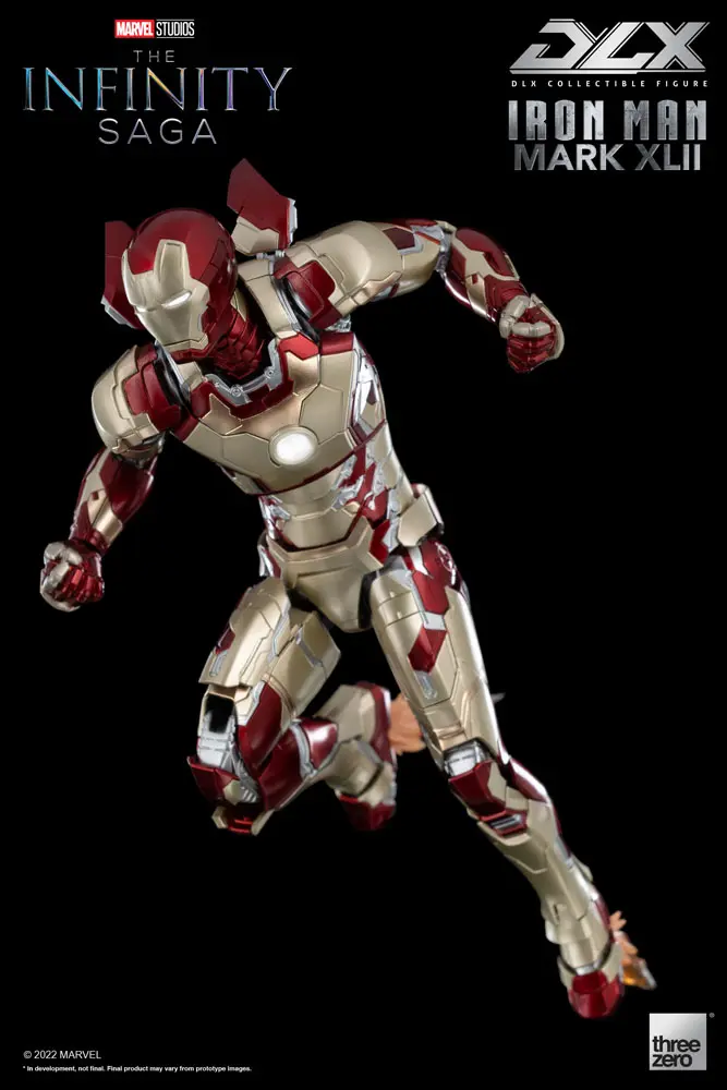 Infinity Saga DLX Action Figur 1/12 Iron Man Mark 42 17 cm Produktfoto