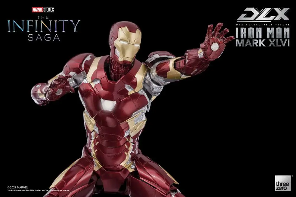 Infinity Saga DLX Actionfigur 1/12 Iron Man Mark 46 17 cm Produktfoto