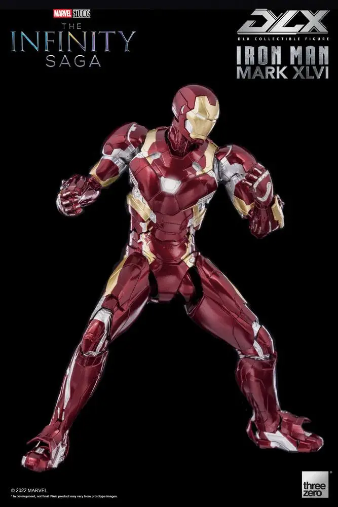 Infinity Saga DLX Actionfigur 1/12 Iron Man Mark 46 17 cm Produktfoto