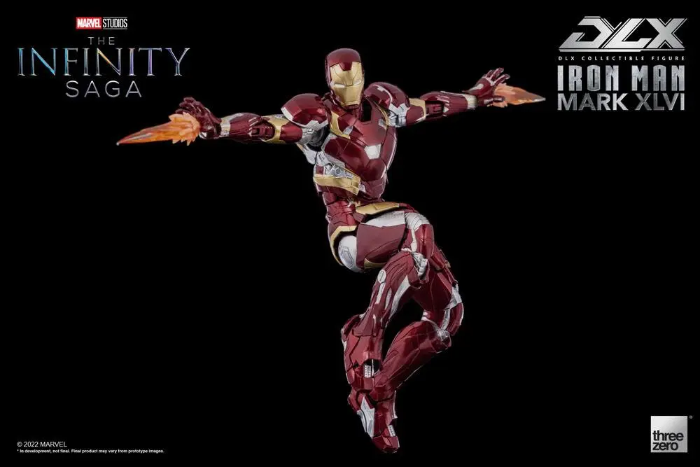 Infinity Saga DLX Actionfigur 1/12 Iron Man Mark 46 17 cm Produktfoto