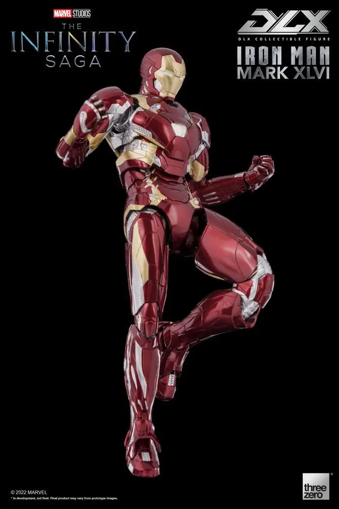 Infinity Saga DLX Actionfigur 1/12 Iron Man Mark 46 17 cm Produktfoto