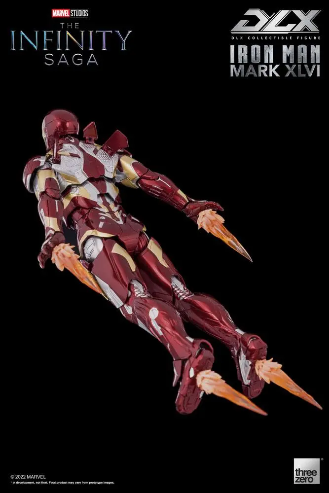 Infinity Saga DLX Actionfigur 1/12 Iron Man Mark 46 17 cm Produktfoto