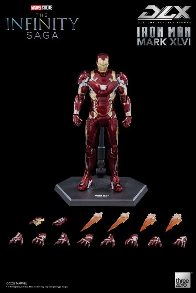 Infinity Saga DLX Actionfigur 1/12 Iron Man Mark 46 17 cm Produktfoto