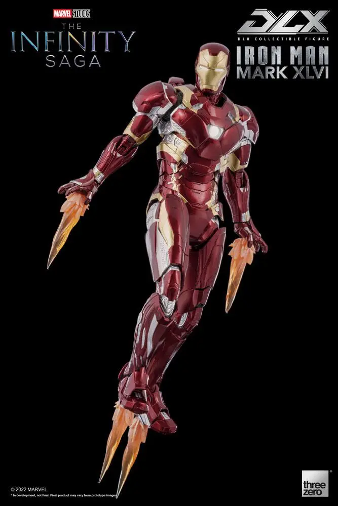 Infinity Saga DLX Actionfigur 1/12 Iron Man Mark 46 17 cm Produktfoto