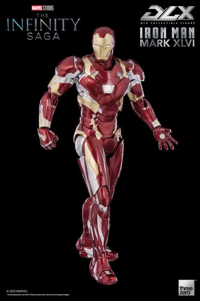 Infinity Saga DLX Actionfigur 1/12 Iron Man Mark 46 17 cm Produktfoto