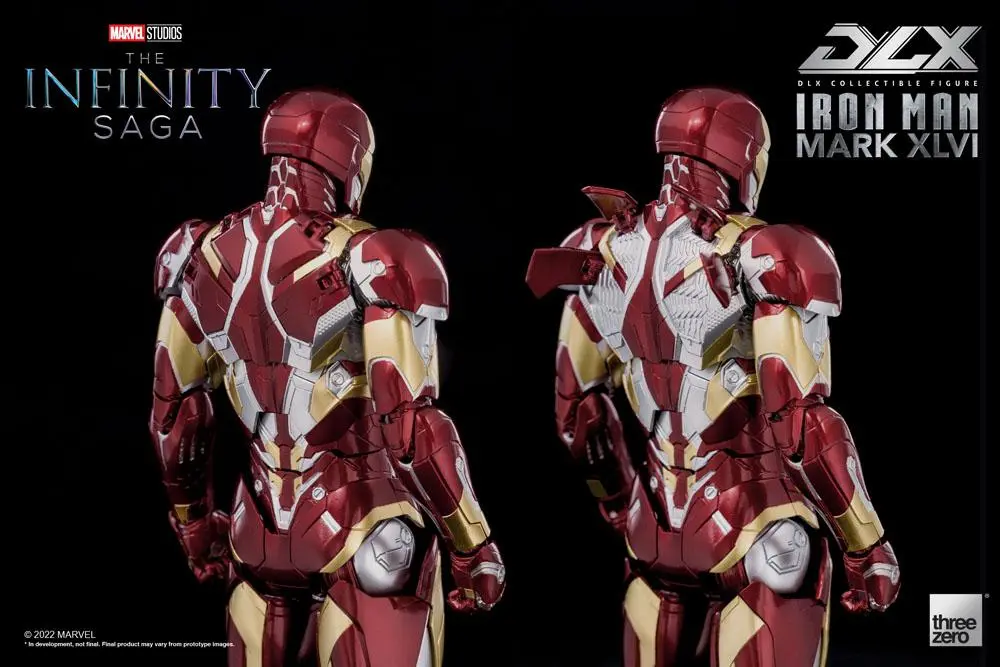 Infinity Saga DLX Actionfigur 1/12 Iron Man Mark 46 17 cm Produktfoto