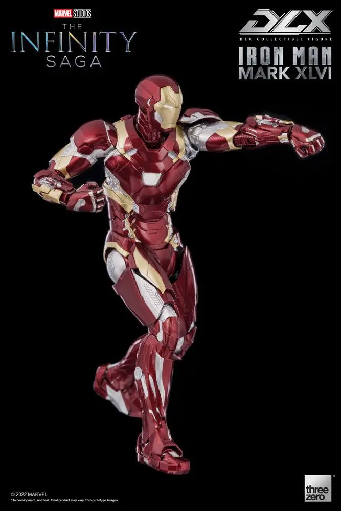 Infinity Saga DLX Actionfigur 1/12 Iron Man Mark 46 17 cm Produktfoto