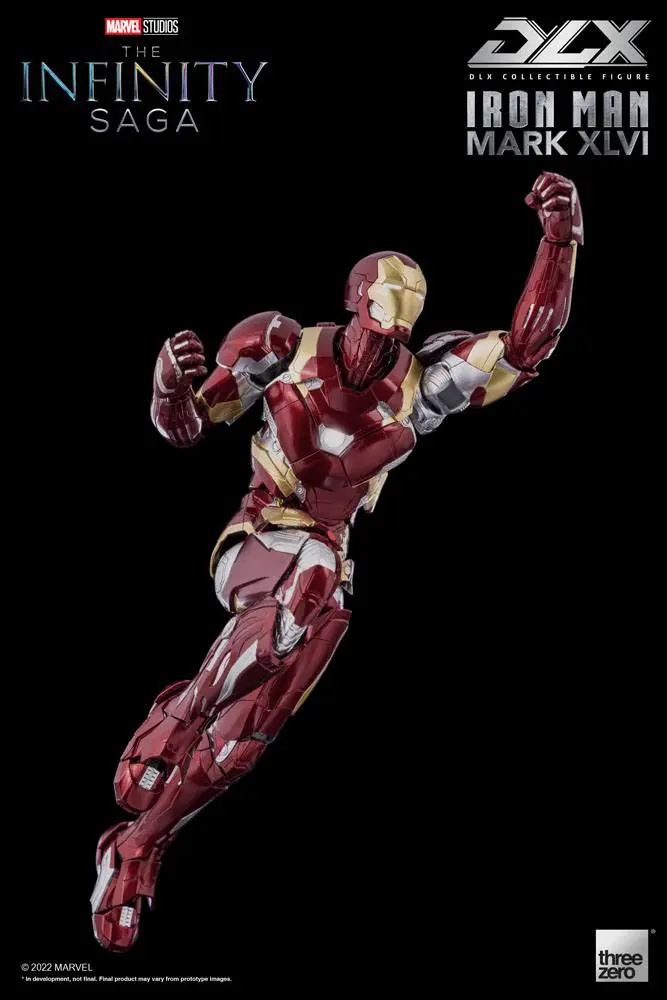 Infinity Saga DLX Actionfigur 1/12 Iron Man Mark 46 17 cm Produktfoto