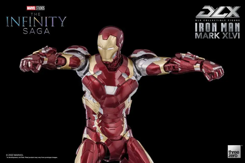Infinity Saga DLX Actionfigur 1/12 Iron Man Mark 46 17 cm Produktfoto