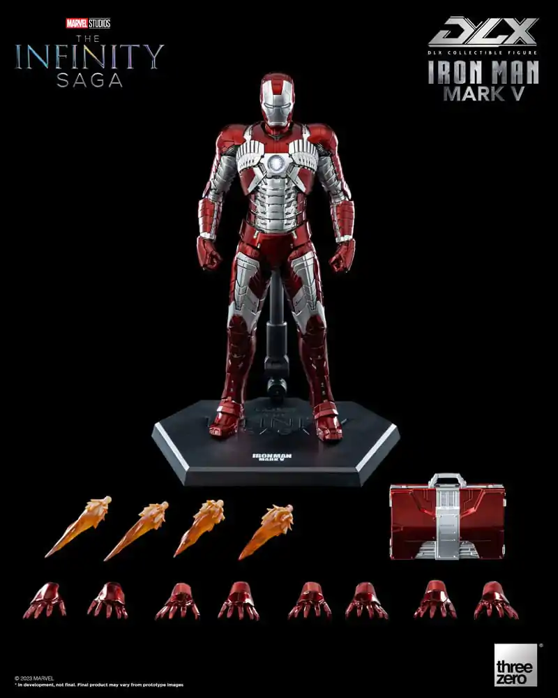 Infinity Saga DLX Actionfigur 1/12 Iron Man Mark 5 17 cm termékfotó