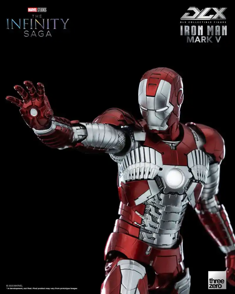 Infinity Saga DLX Actionfigur 1/12 Iron Man Mark 5 17 cm termékfotó