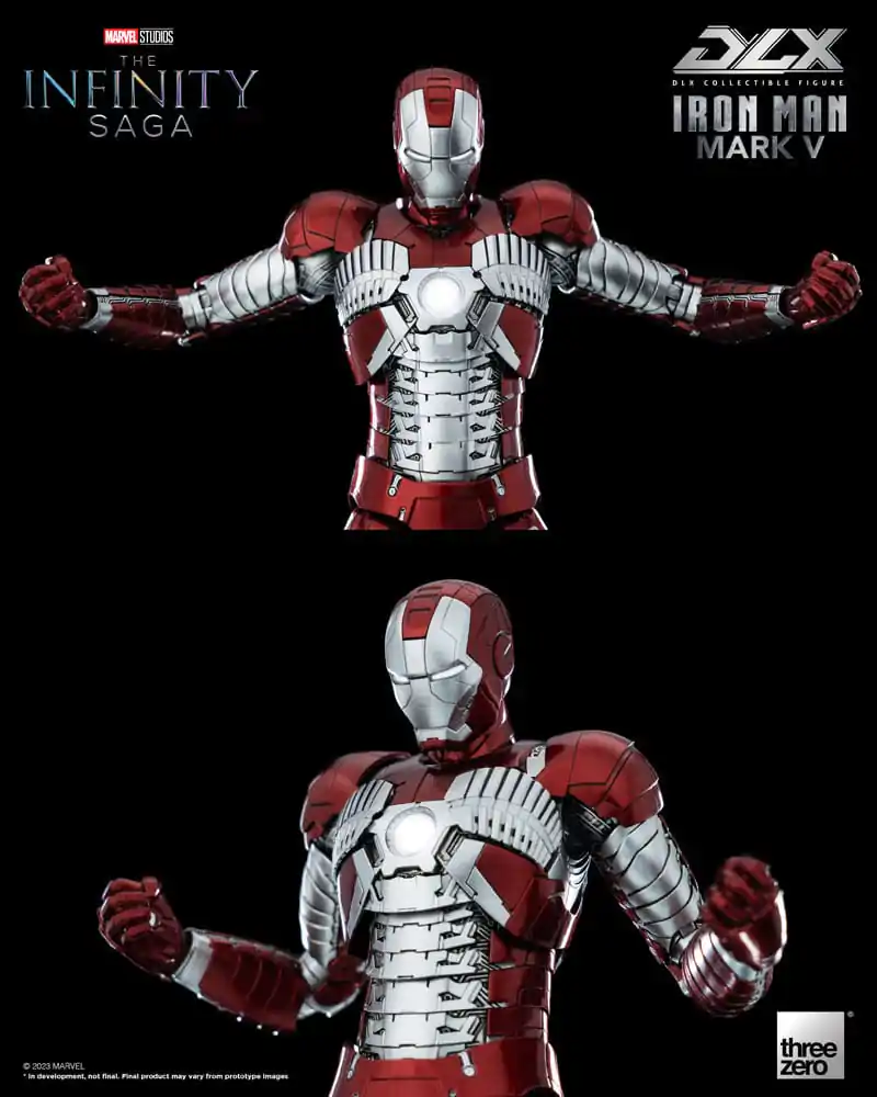 Infinity Saga DLX Actionfigur 1/12 Iron Man Mark 5 17 cm termékfotó