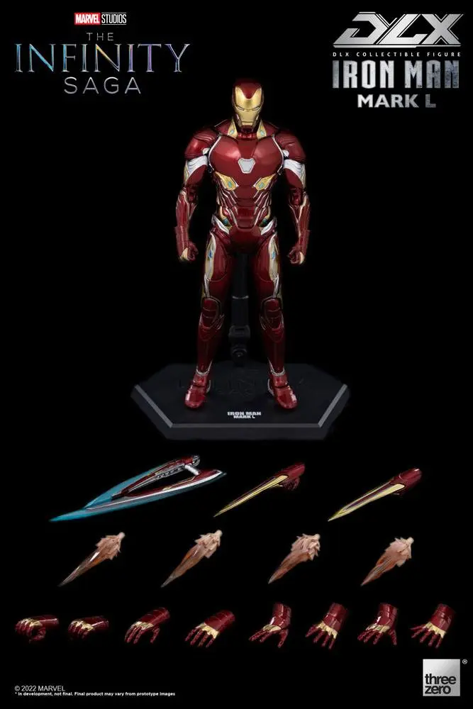 Infinity Saga DLX Actionfigur 1/12 Iron Man Mark 50 17 cm Produktfoto
