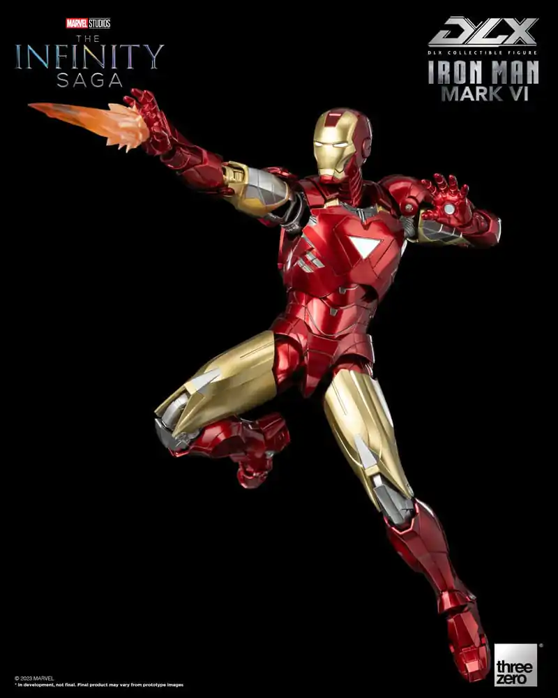 Infinity Saga DLX Actionfigur 1/12 Iron Man Mark 6 17 cm Produktfoto