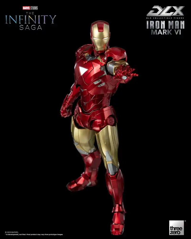 Infinity Saga DLX Actionfigur 1/12 Iron Man Mark 6 17 cm Produktfoto