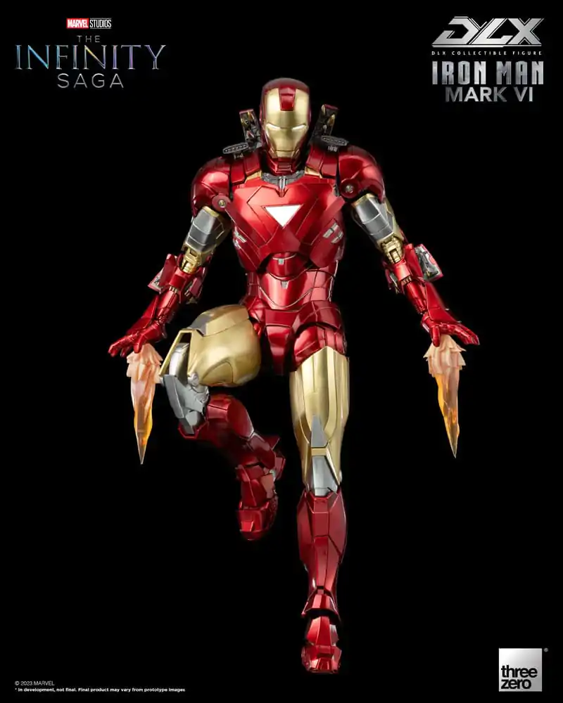 Infinity Saga DLX Actionfigur 1/12 Iron Man Mark 6 17 cm Produktfoto