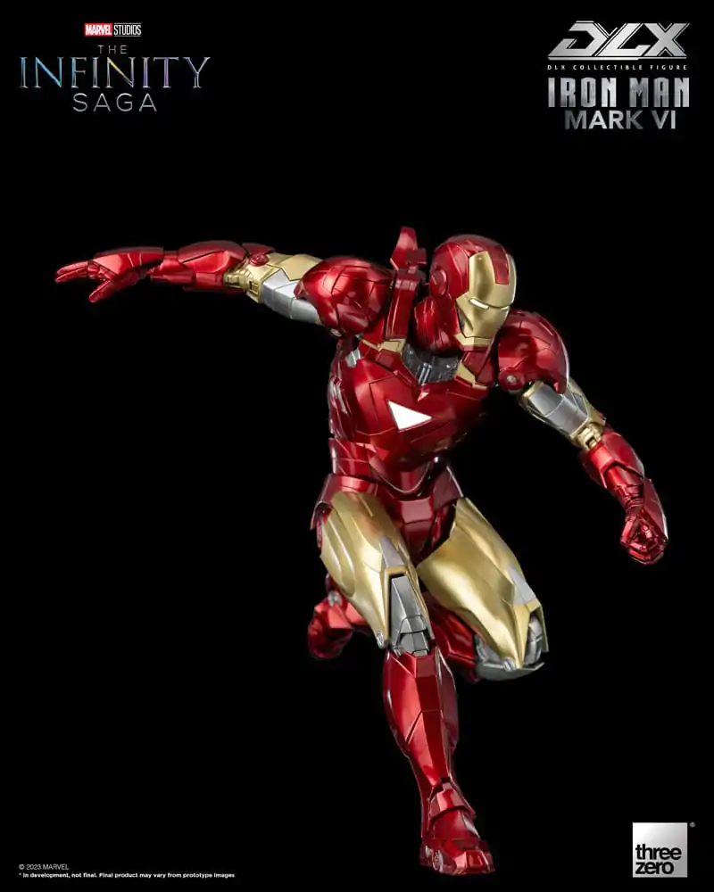 Infinity Saga DLX Actionfigur 1/12 Iron Man Mark 6 17 cm Produktfoto