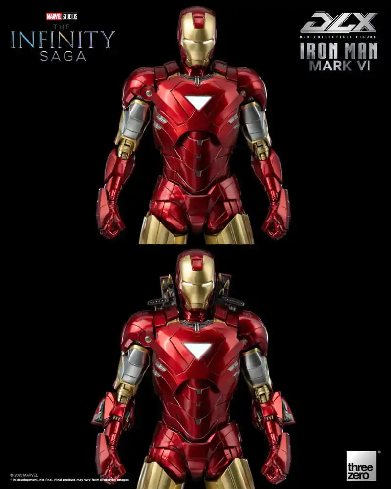 Infinity Saga DLX Actionfigur 1/12 Iron Man Mark 6 17 cm Produktfoto