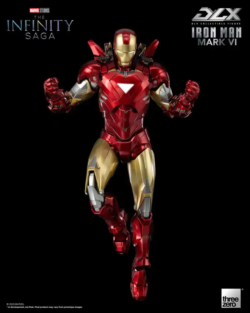 Infinity Saga DLX Actionfigur 1/12 Iron Man Mark 6 17 cm Produktfoto
