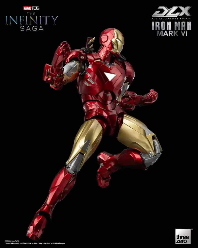 Infinity Saga DLX Actionfigur 1/12 Iron Man Mark 6 17 cm Produktfoto