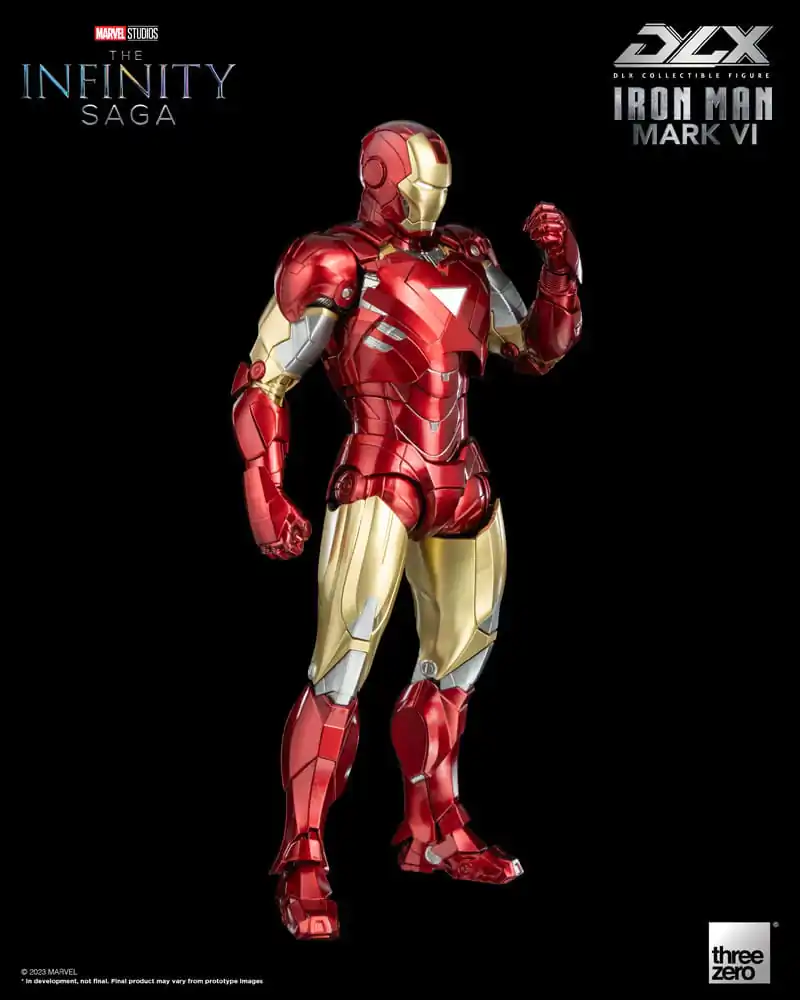 Infinity Saga DLX Actionfigur 1/12 Iron Man Mark 6 17 cm Produktfoto