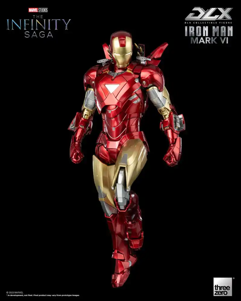 Infinity Saga DLX Actionfigur 1/12 Iron Man Mark 6 17 cm Produktfoto