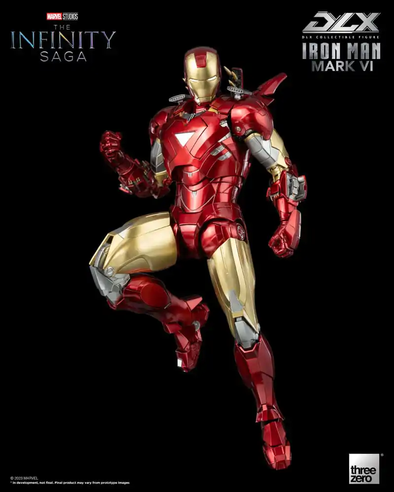 Infinity Saga DLX Actionfigur 1/12 Iron Man Mark 6 17 cm Produktfoto