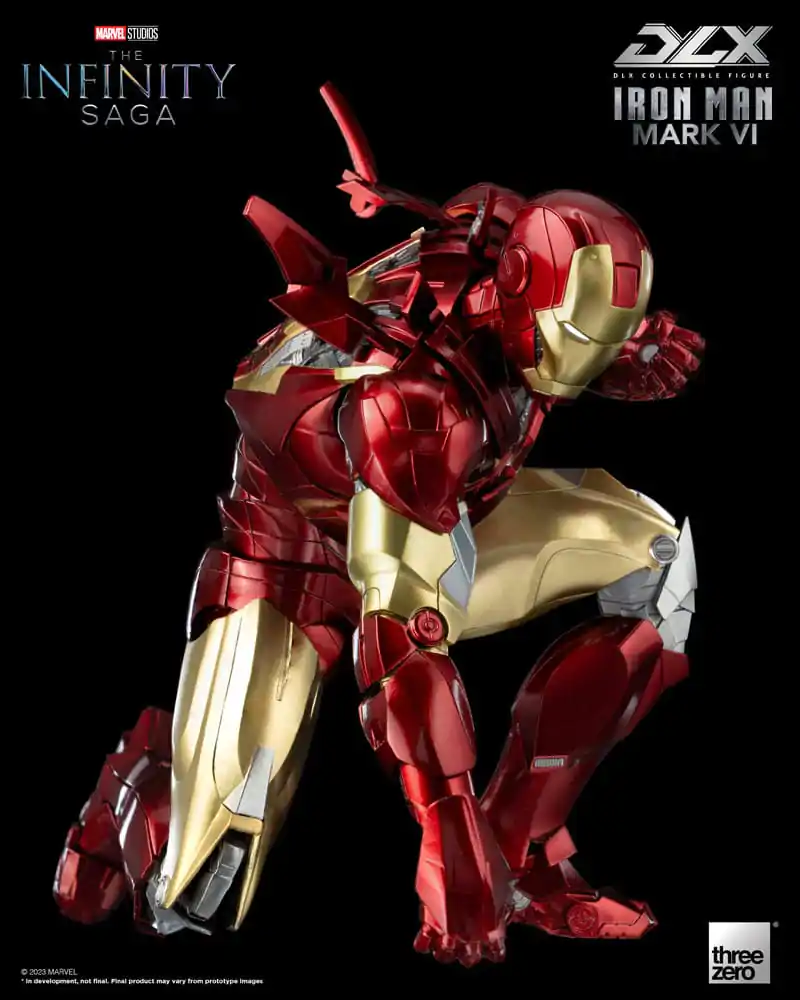 Infinity Saga DLX Actionfigur 1/12 Iron Man Mark 6 17 cm Produktfoto