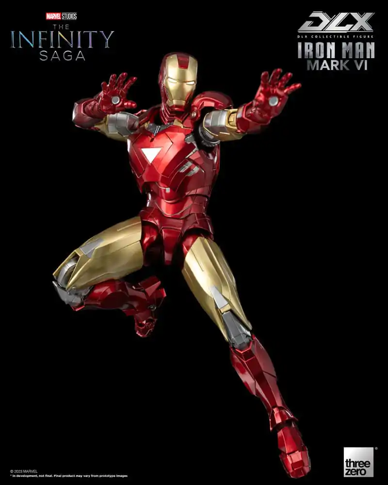 Infinity Saga DLX Actionfigur 1/12 Iron Man Mark 6 17 cm Produktfoto