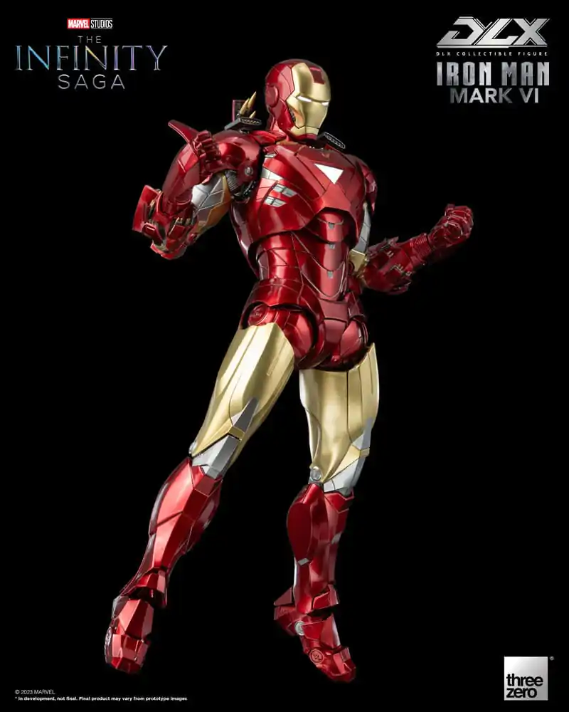 Infinity Saga DLX Actionfigur 1/12 Iron Man Mark 6 17 cm Produktfoto