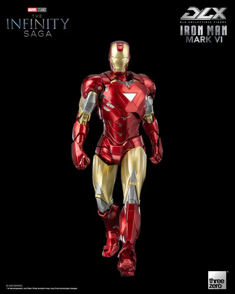 Infinity Saga DLX Actionfigur 1/12 Iron Man Mark 6 17 cm Produktfoto