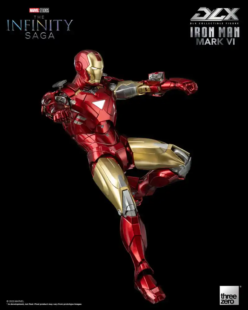 Infinity Saga DLX Actionfigur 1/12 Iron Man Mark 6 17 cm Produktfoto