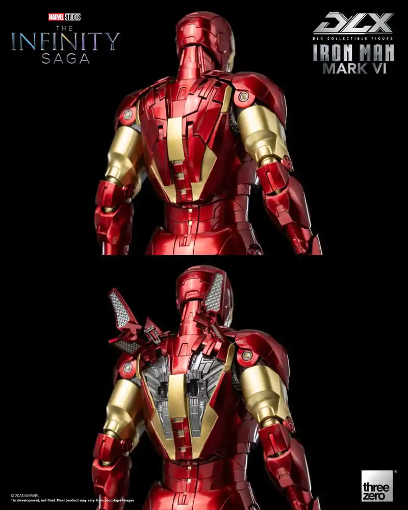 Infinity Saga DLX Actionfigur 1/12 Iron Man Mark 6 17 cm Produktfoto