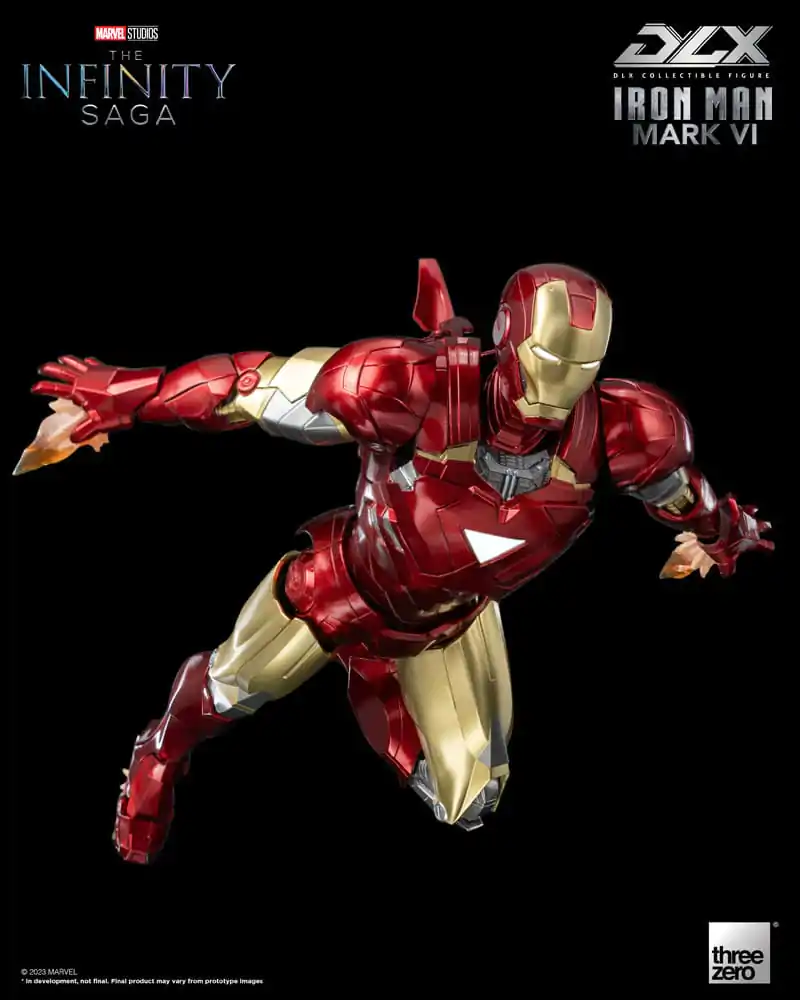 Infinity Saga DLX Actionfigur 1/12 Iron Man Mark 6 17 cm Produktfoto