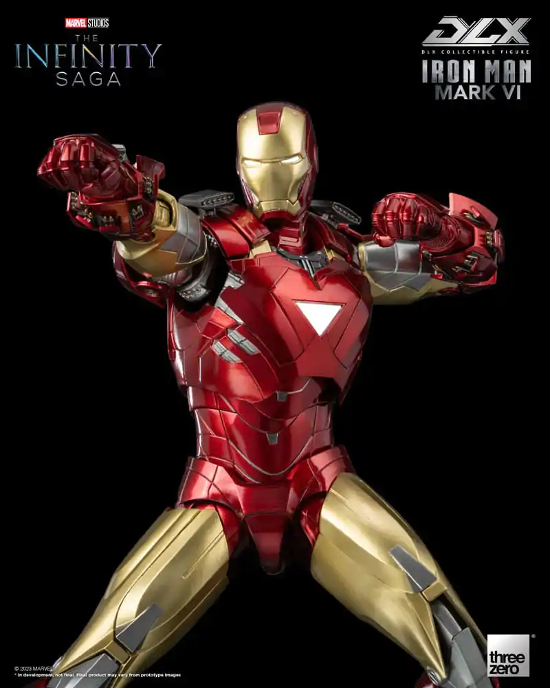 Infinity Saga DLX Actionfigur 1/12 Iron Man Mark 6 17 cm Produktfoto