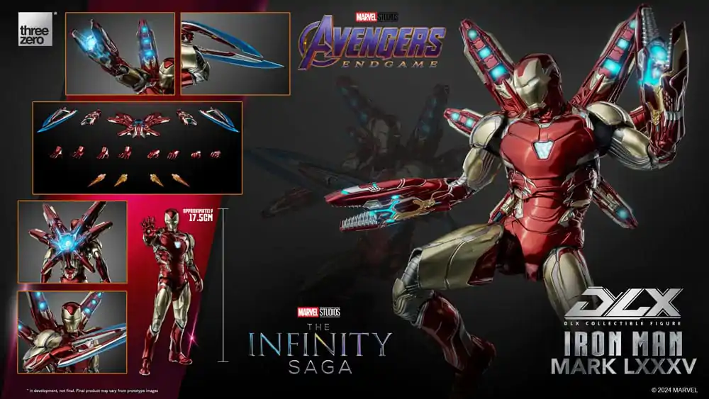 Infinity Saga DLX Actionfigur 1/12 Iron Man Mark 85 17 cm termékfotó