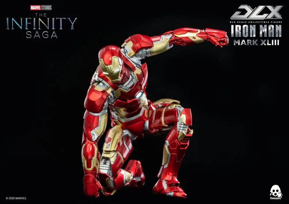 Infinity Saga DLX Actionfigur 1/12 Iron Man Mark 43 16 cm Produktfoto