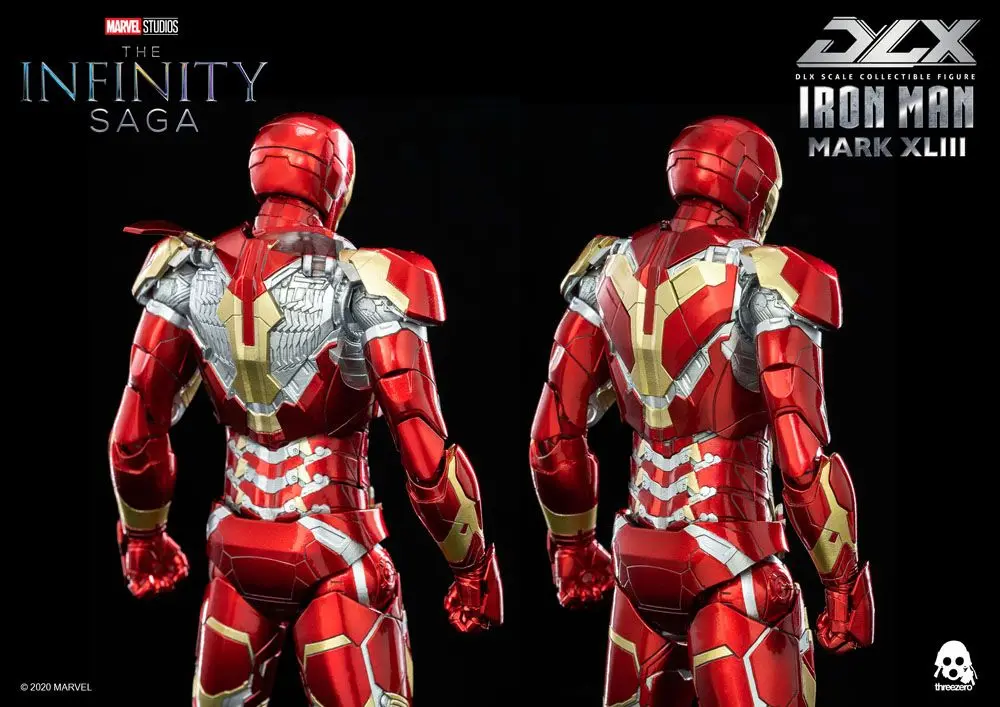 Infinity Saga DLX Actionfigur 1/12 Iron Man Mark 43 16 cm Produktfoto