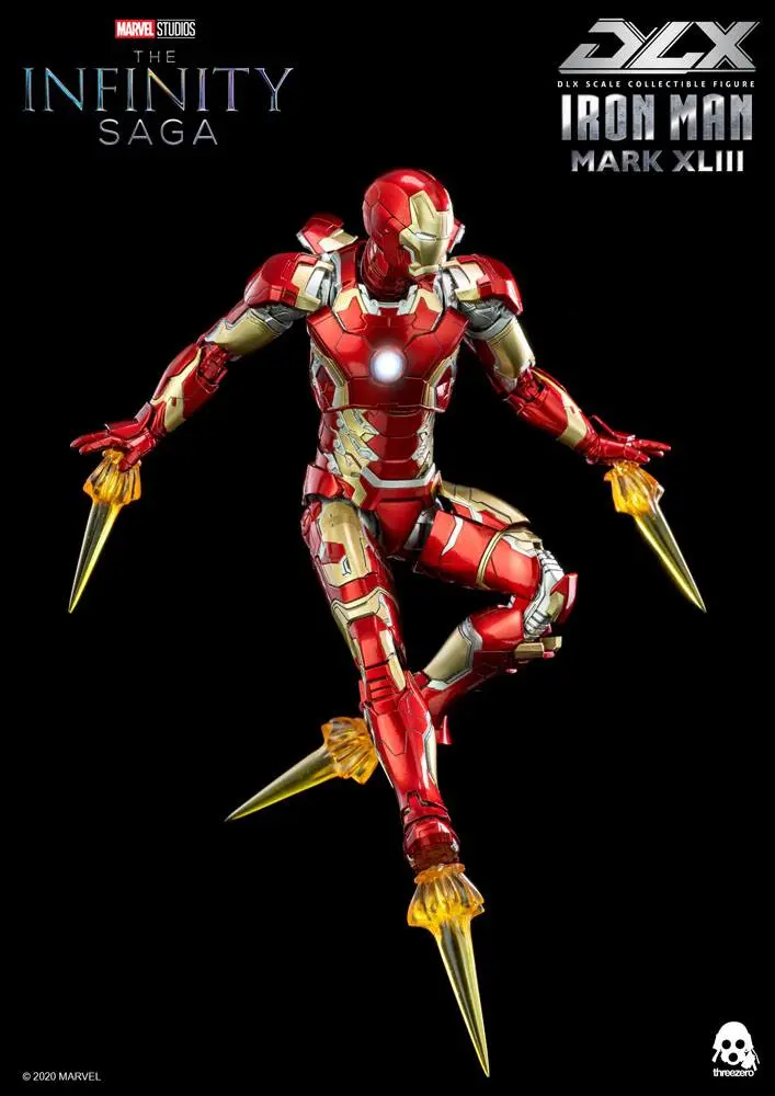 Infinity Saga DLX Actionfigur 1/12 Iron Man Mark 43 16 cm Produktfoto