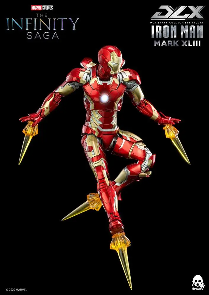 Infinity Saga DLX Actionfigur 1/12 Iron Man Mark 43 16 cm Produktfoto
