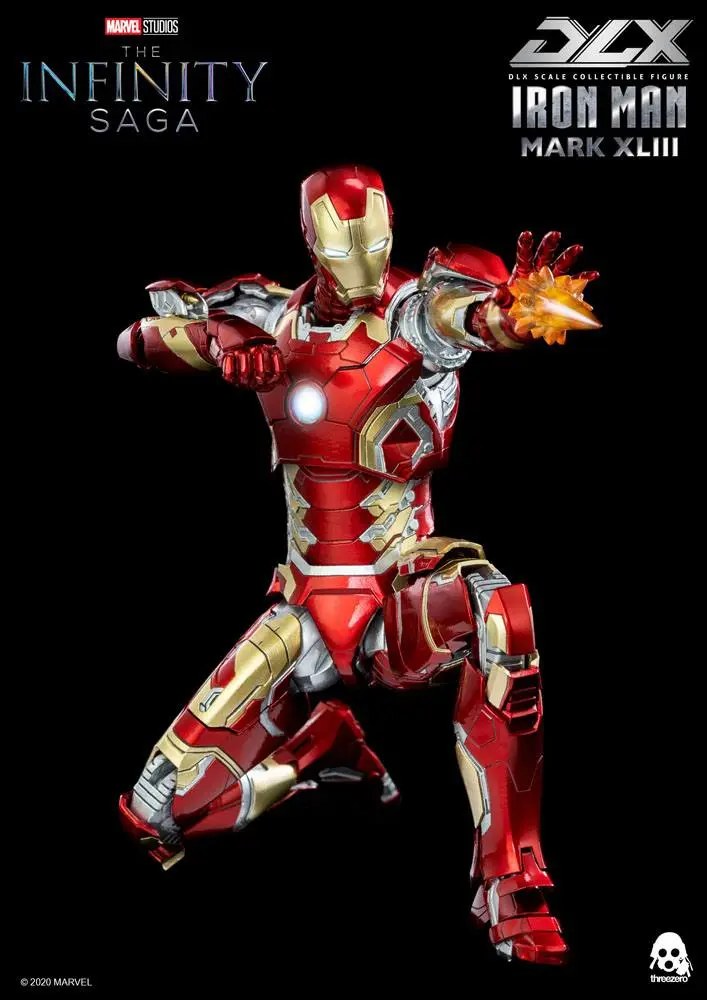 Infinity Saga DLX Actionfigur 1/12 Iron Man Mark 43 16 cm Produktfoto