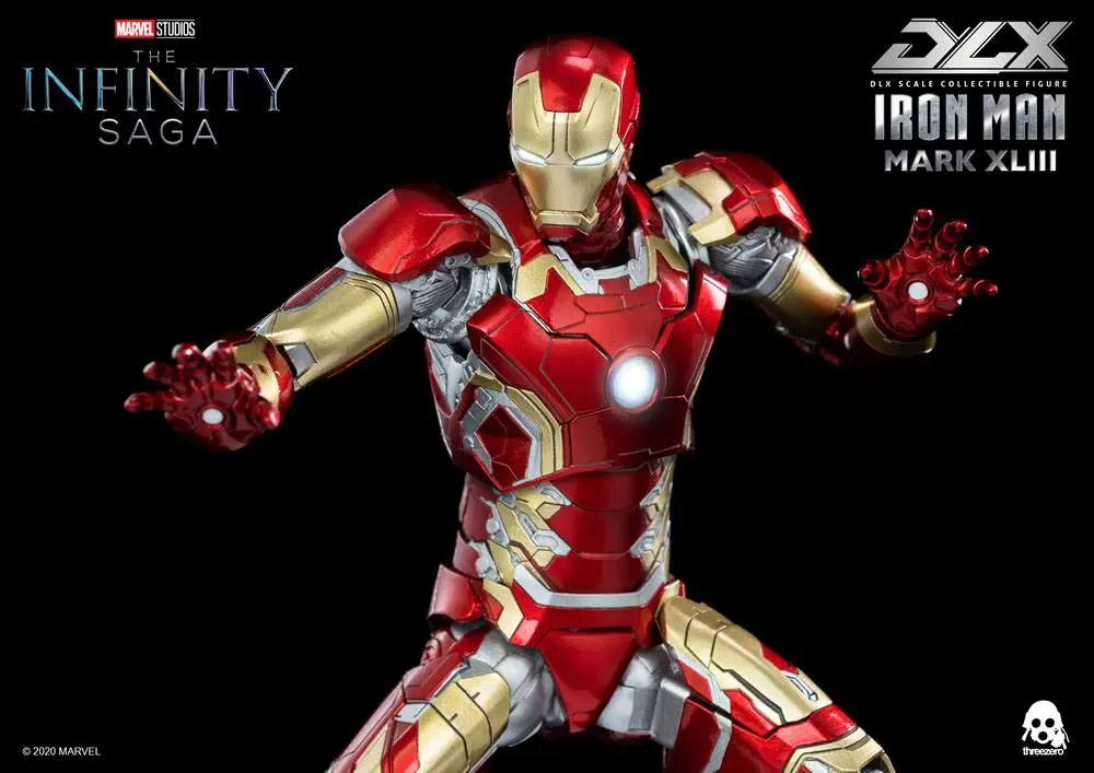 Infinity Saga DLX Actionfigur 1/12 Iron Man Mark 43 16 cm Produktfoto